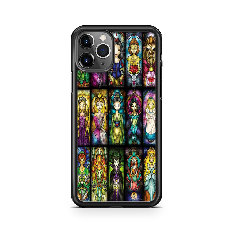 All Princess disney stained glass iPhone 11 Pro Max Case