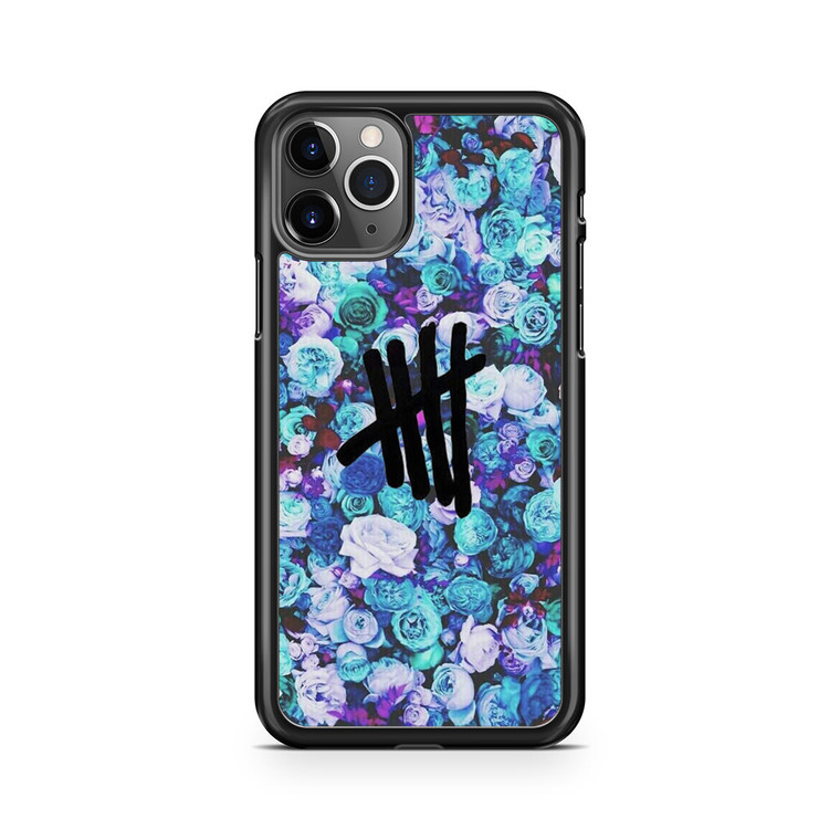 5SOS Logo Natural Flower iPhone 11 Pro Max Case