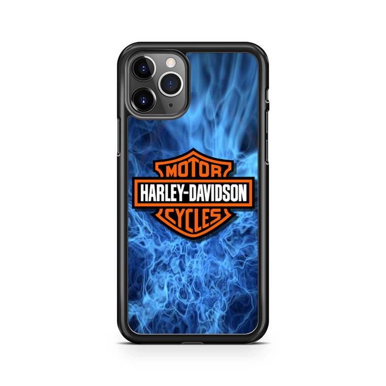 Harley Davidson Blue Flame iPhone 11 Pro Max Case