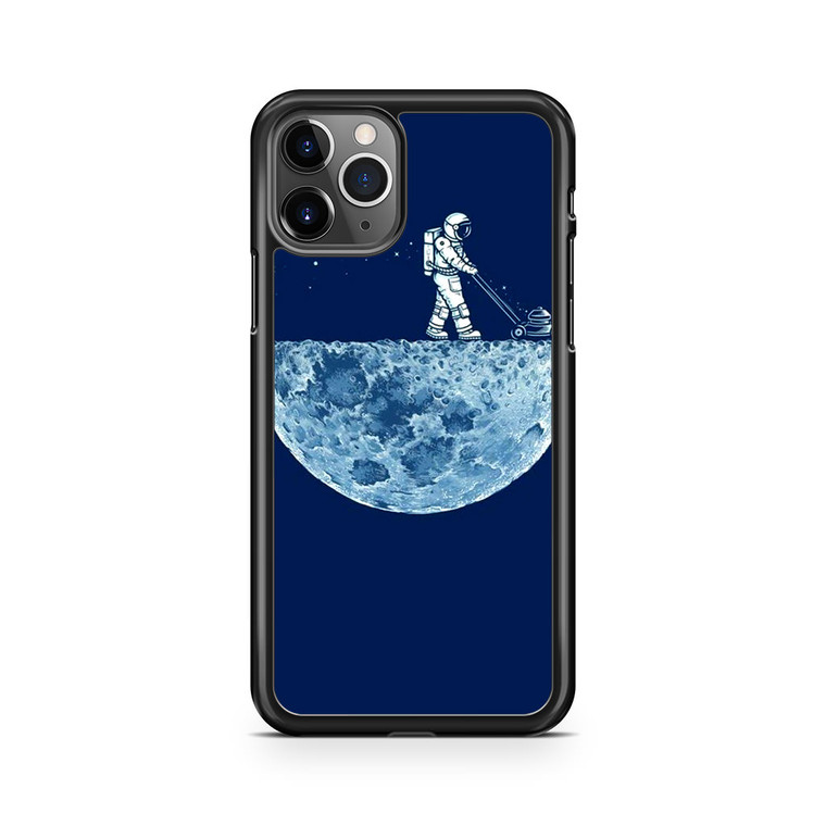 Funny Astronaut Farming Moon iPhone 11 Pro Max Case