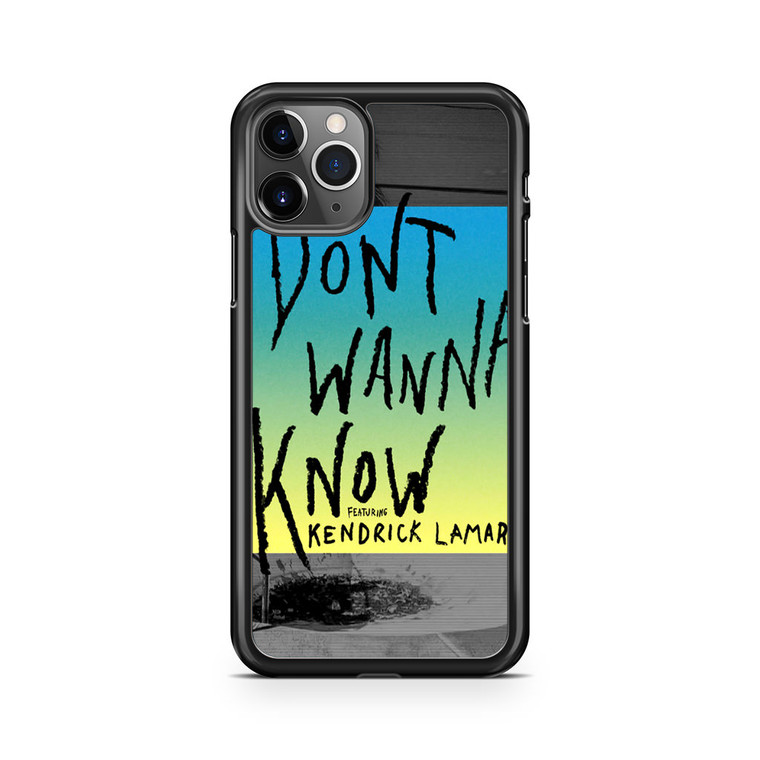 Maroon 5 Don't Wanna Know iPhone 11 Pro Max Case