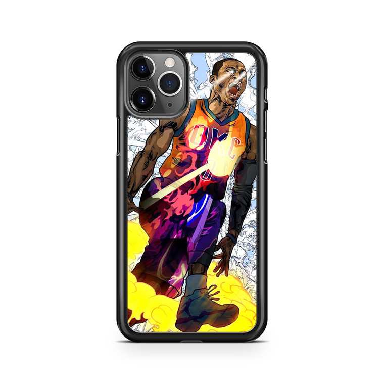 Russell Westbrook Art iPhone 11 Pro Max Case