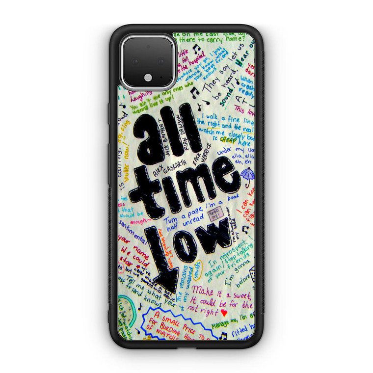 All Time Low Lyrics Google Pixel 4 / 4 XL Case