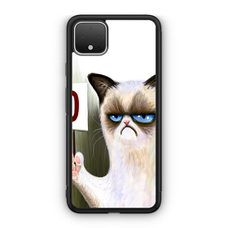 Angry cat grumpy Google Pixel 4 / 4 XL Case