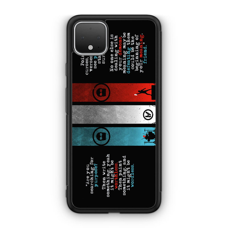 Twenty One Pilots Lyrics TOP Google Pixel 4 / 4 XL Case