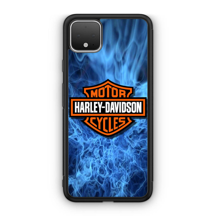 Harley Davidson Blue Flame Google Pixel 4 / 4 XL Case