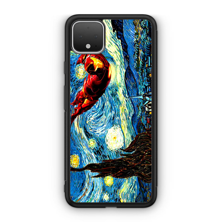 Iron Man Starry Night Google Pixel 4 / 4 XL Case