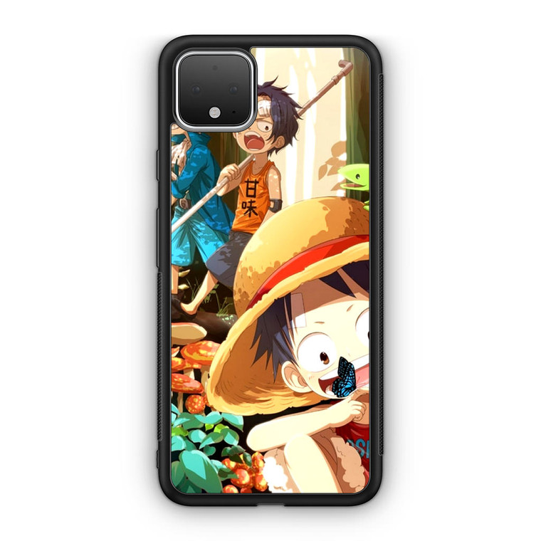 Anime One Piece Sabo Ace Luffy Cute Google Pixel 4 / 4 XL Case