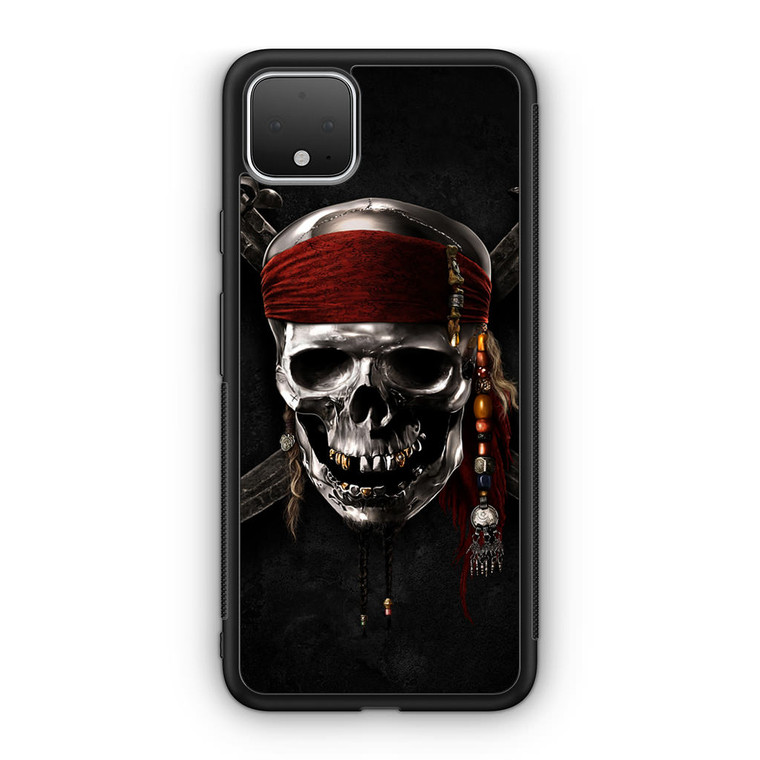 Pirates of Carribean Skull Logo Google Pixel 4 / 4 XL Case