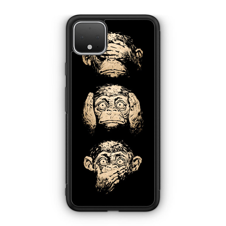 3 Wise Monkey Google Pixel 4 / 4 XL Case