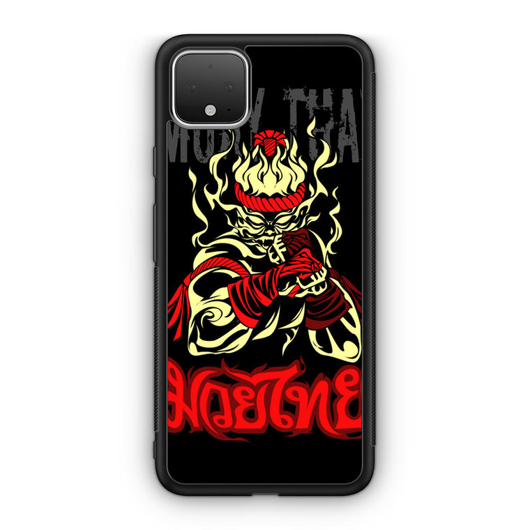 Muay Thai Flame Fighter Google Pixel 4 / 4 XL Case