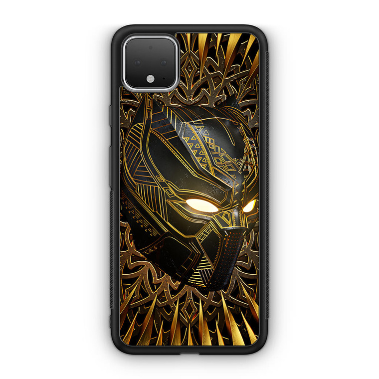 Black Panther Gold Mask Google Pixel 4 / 4 XL Case