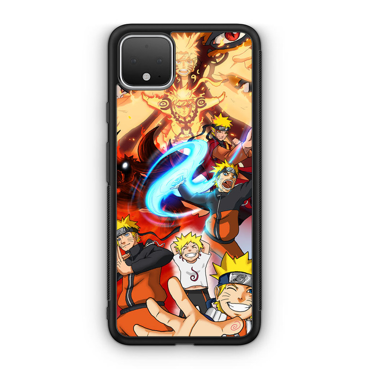 Evolution Of Naruto Uzumaki Google Pixel 4 / 4 XL Case