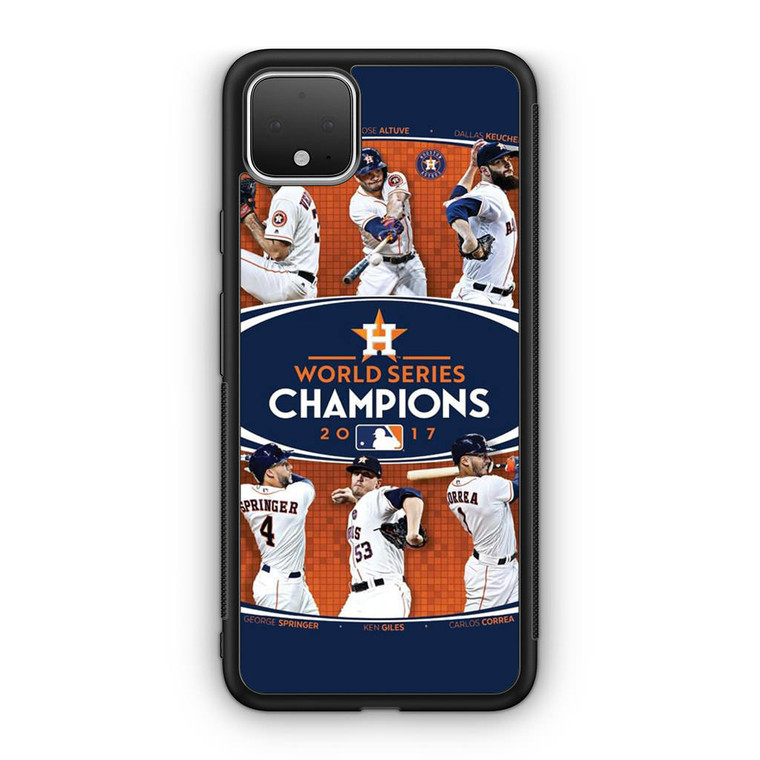 Houston Astros 2017 World Series Champions Google Pixel 4 / 4 XL Case