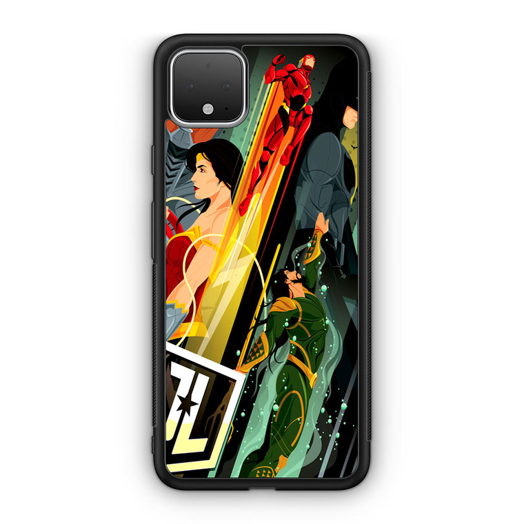 Justice League Poster Google Pixel 4 / 4 XL Case