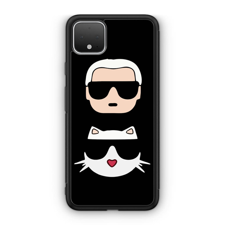 Karl Lagerfeld Cat Google Pixel 4 / 4 XL Case