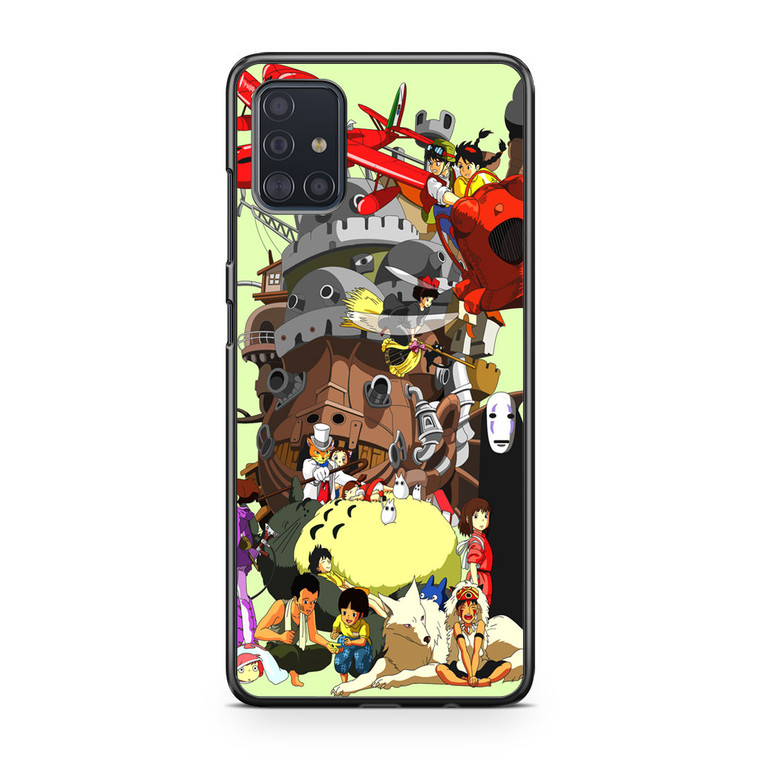 Studio Ghibli Collage Samsung Galaxy A51 Case