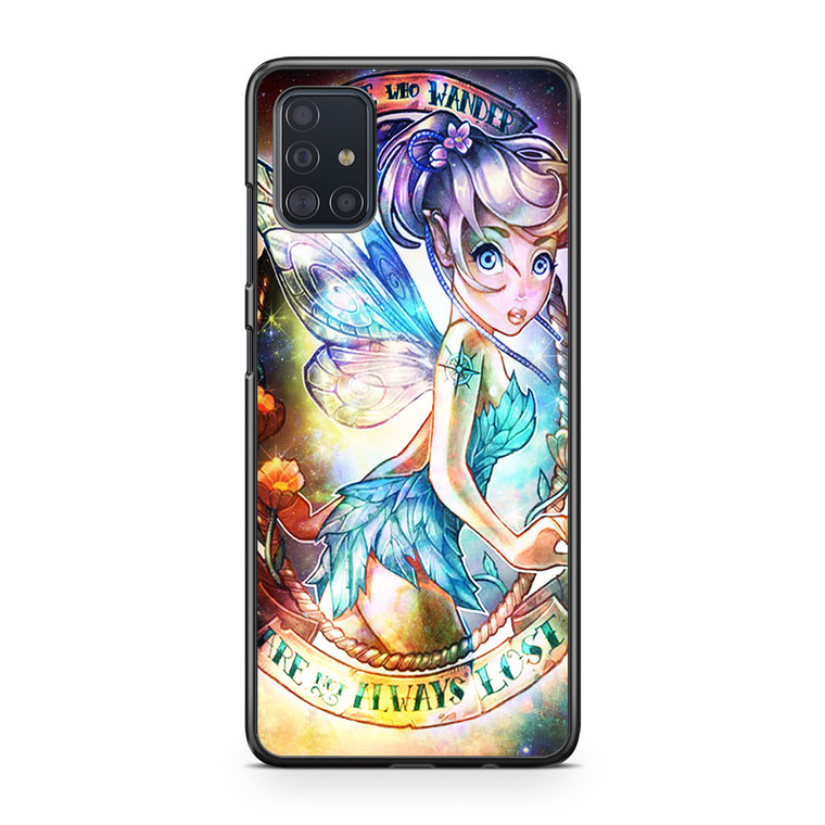 Disney Princess Tinker Bell Galaxy Nebula Samsung Galaxy A51 Case