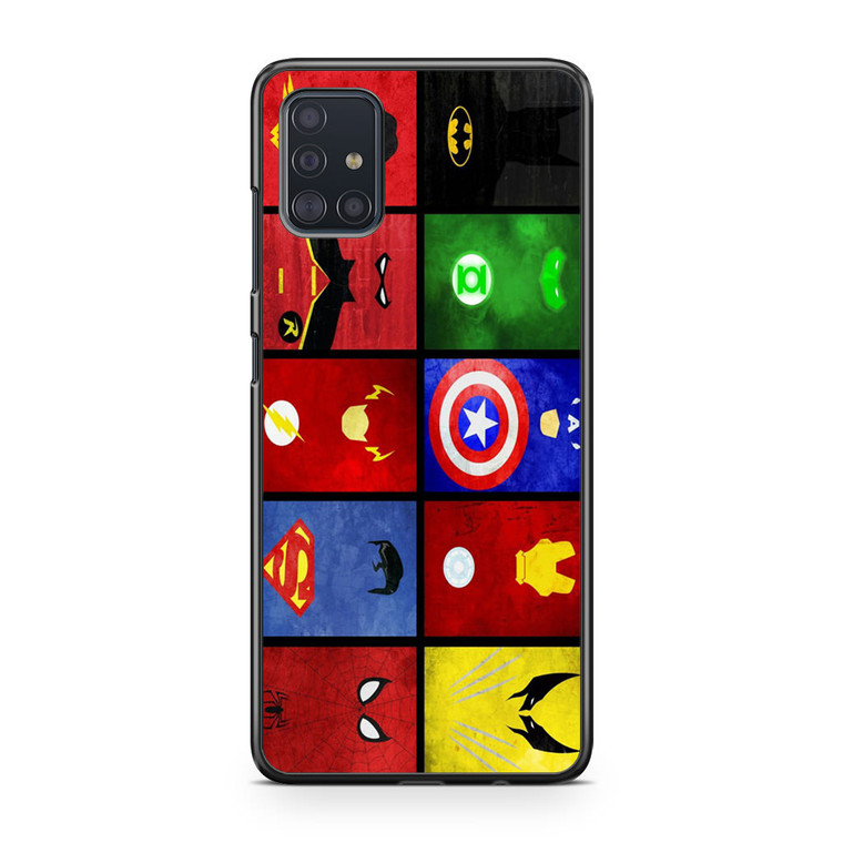 Superhero Collage Samsung Galaxy A51 Case