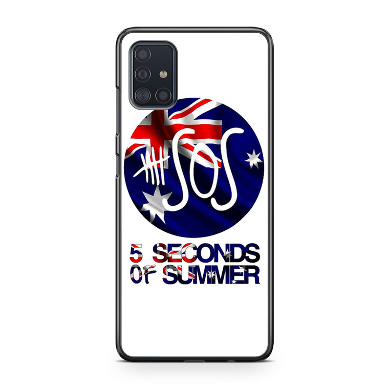 5SOS Australian Flag Samsung Galaxy A51 Case