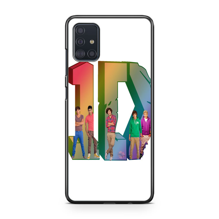 1D Logo Colourfull Samsung Galaxy A51 Case