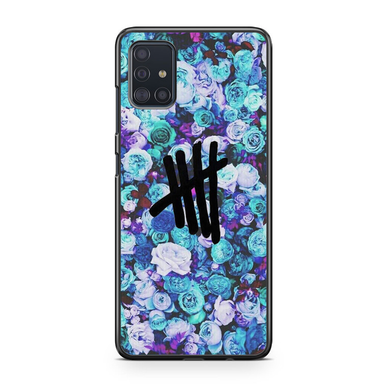 5SOS Logo Natural Flower Samsung Galaxy A51 Case