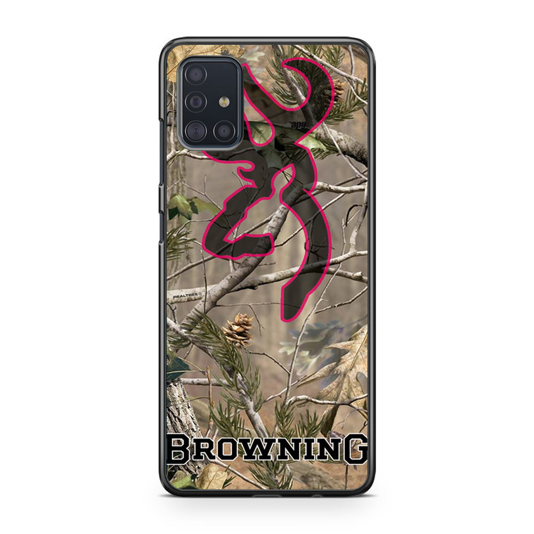 Browning Deer Camo Browning Samsung Galaxy A51 Case