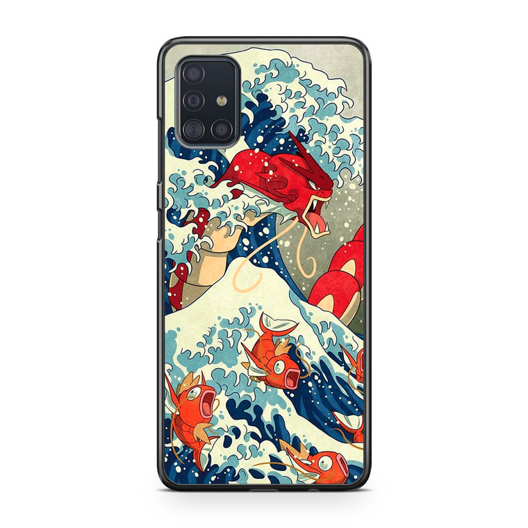 The Great Wave Of Kanto Pokemon Samsung Galaxy A51 Case