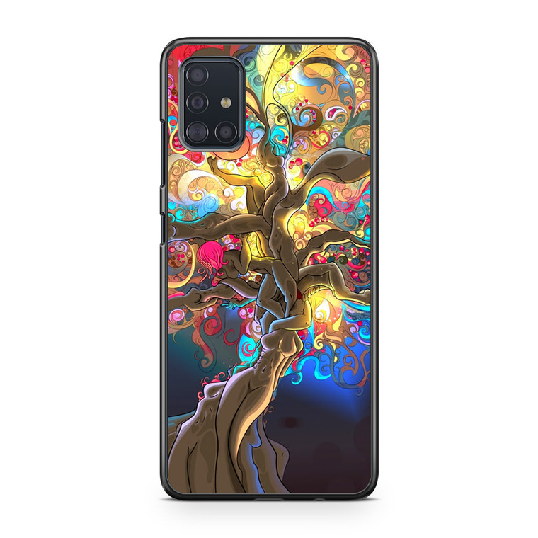 Artistic Psychedelic Womens Tree Samsung Galaxy A51 Case