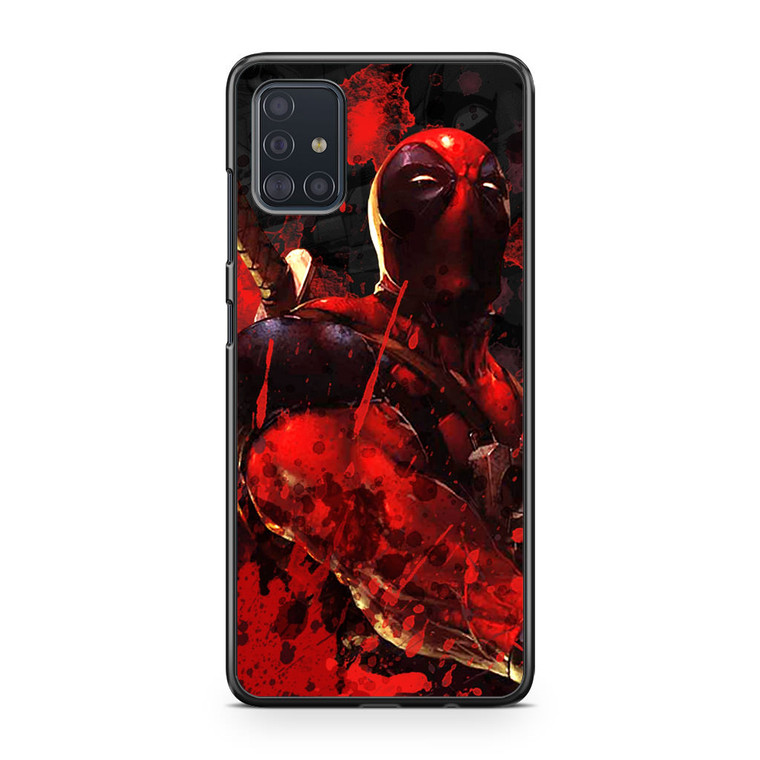 Comics Deadpool Splash Samsung Galaxy A51 Case