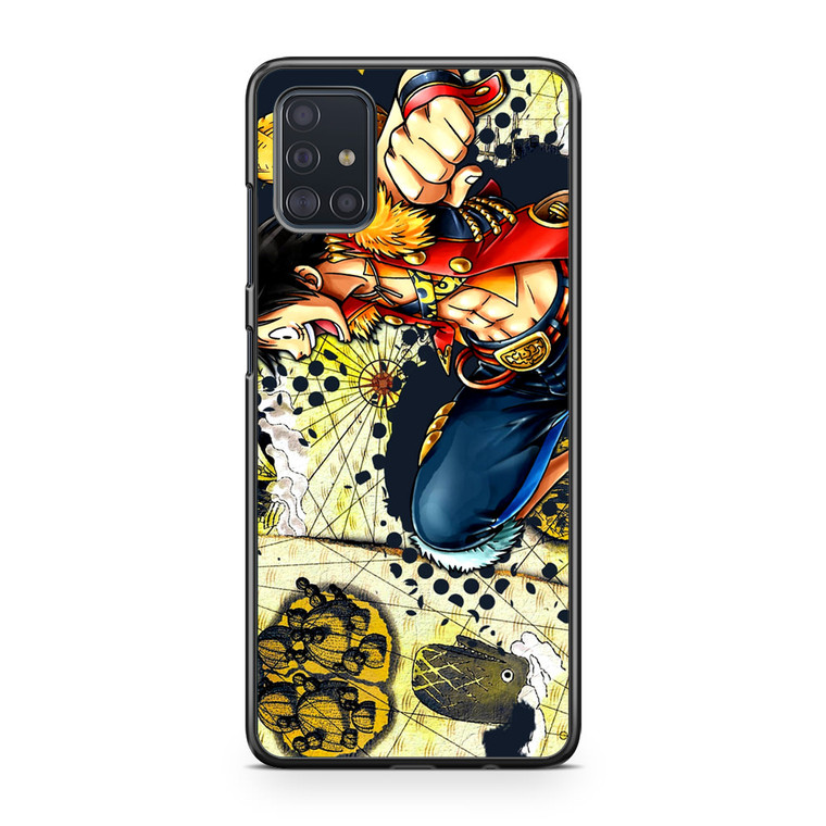 One Piece Monkey D Luffy the Pirates Samsung Galaxy A51 Case