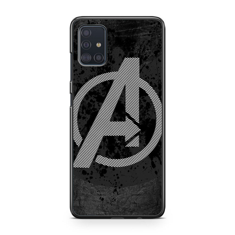 Avengers Logo Stripes Samsung Galaxy A51 Case