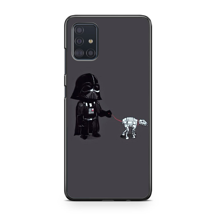 Darth Vader Walking Samsung Galaxy A51 Case