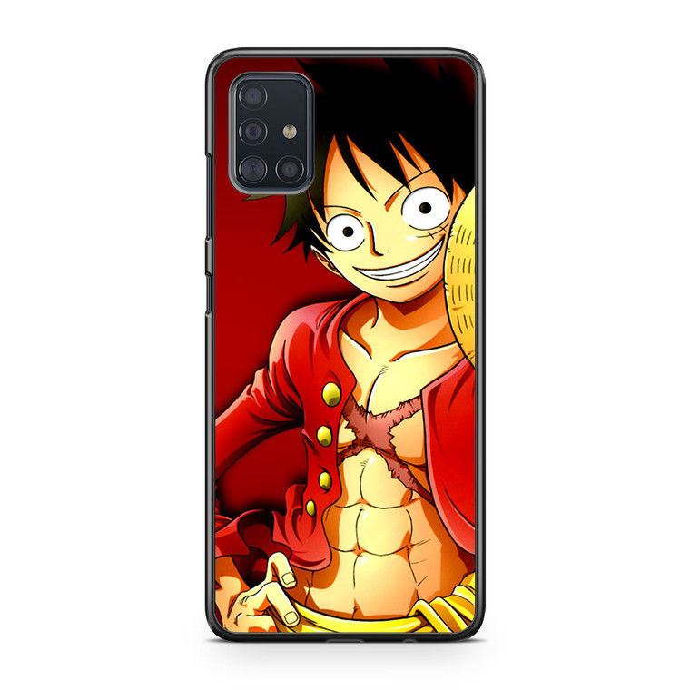 One Piece Luffy Samsung Galaxy A51 Case