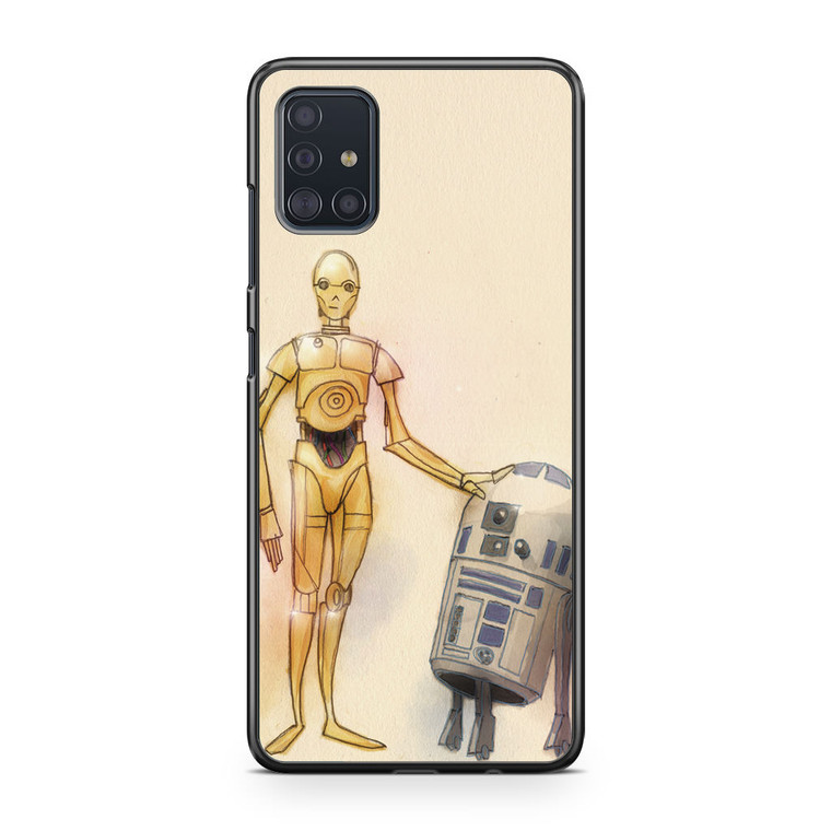 Star Wars C-3PO & R2-D2 Samsung Galaxy A51 Case