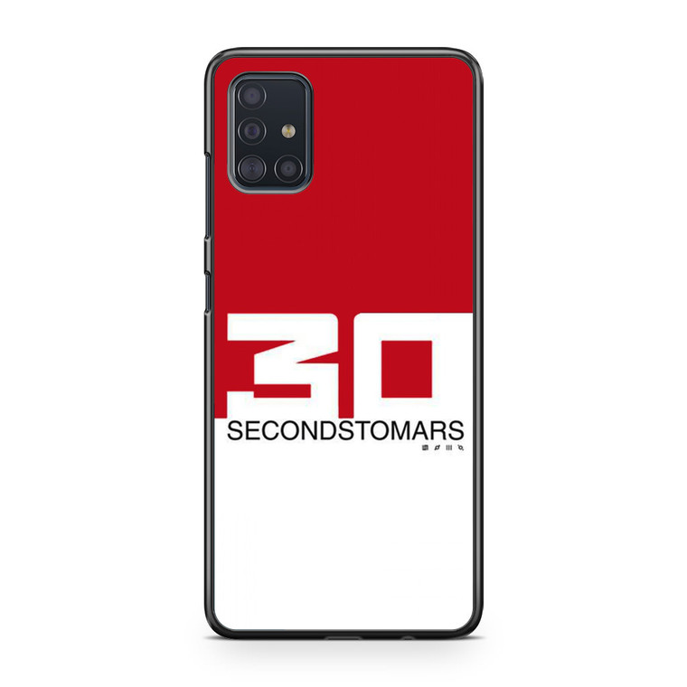 30 Seconds To Mars Red White Samsung Galaxy A51 Case