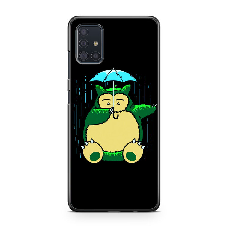 Cute Snorlax Umbrella Samsung Galaxy A51 Case