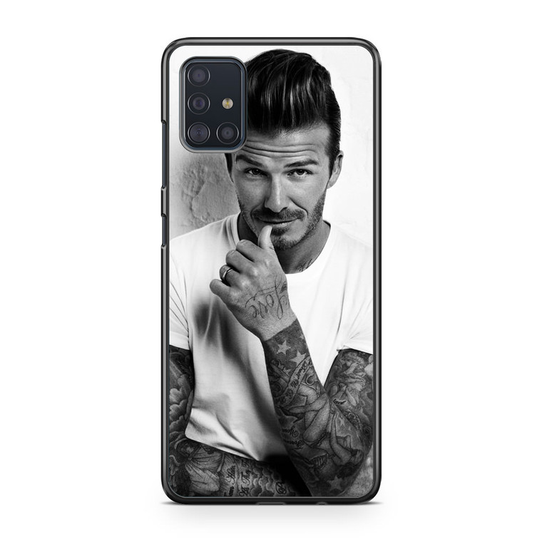 David Beckham Poster Samsung Galaxy A51 Case