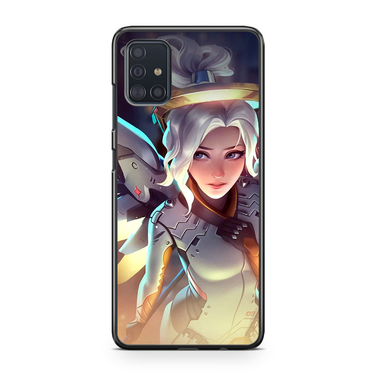 Mercy Overwatch Angel Healer Samsung Galaxy A51 Case