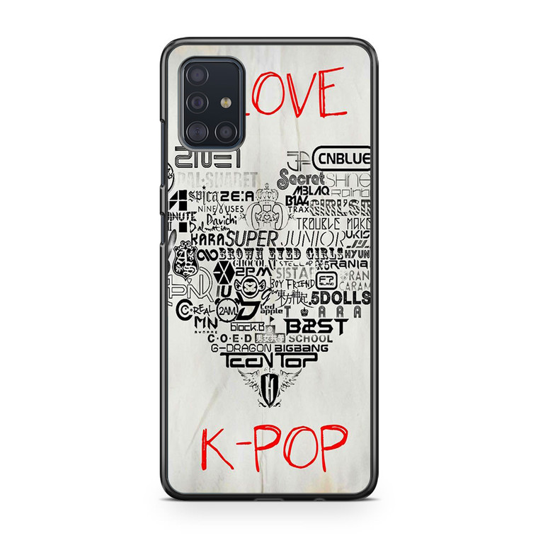 I lOve Kpop Samsung Galaxy A51 Case