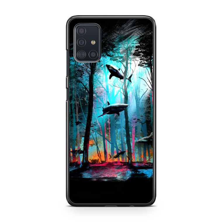 Shark Forest Samsung Galaxy A51 Case