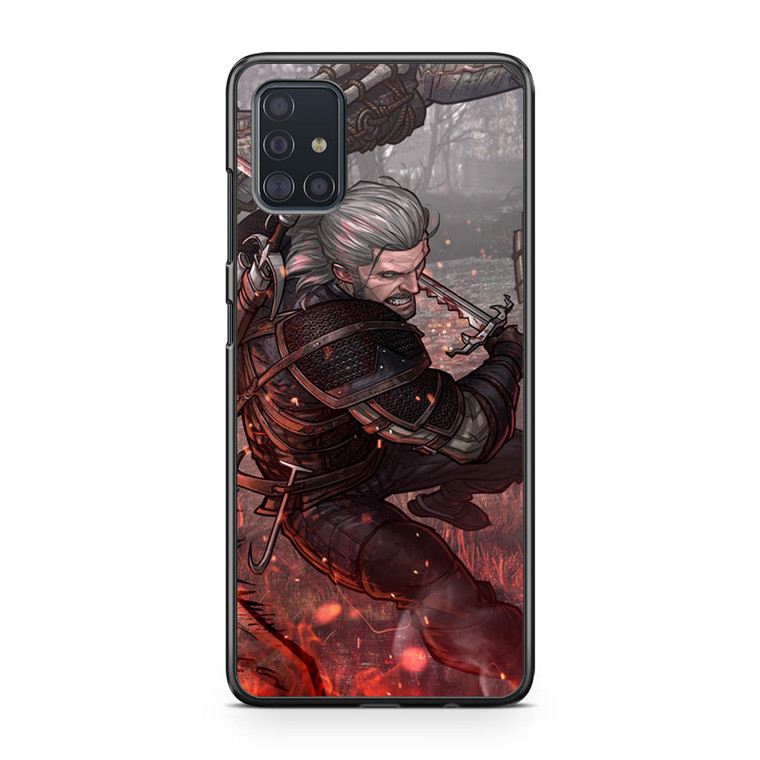 The Witcher 3 Poster Samsung Galaxy A51 Case