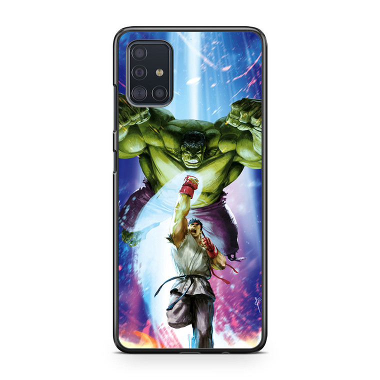 Hulk Vs Ryu Samsung Galaxy A51 Case