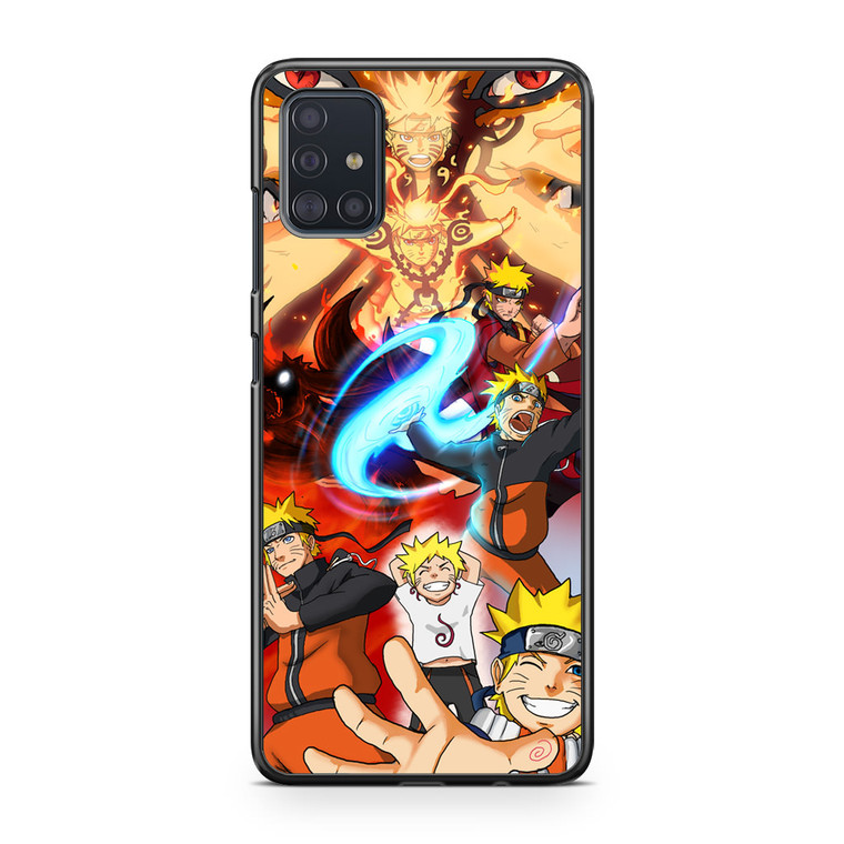 Evolution Of Naruto Uzumaki Samsung Galaxy A51 Case