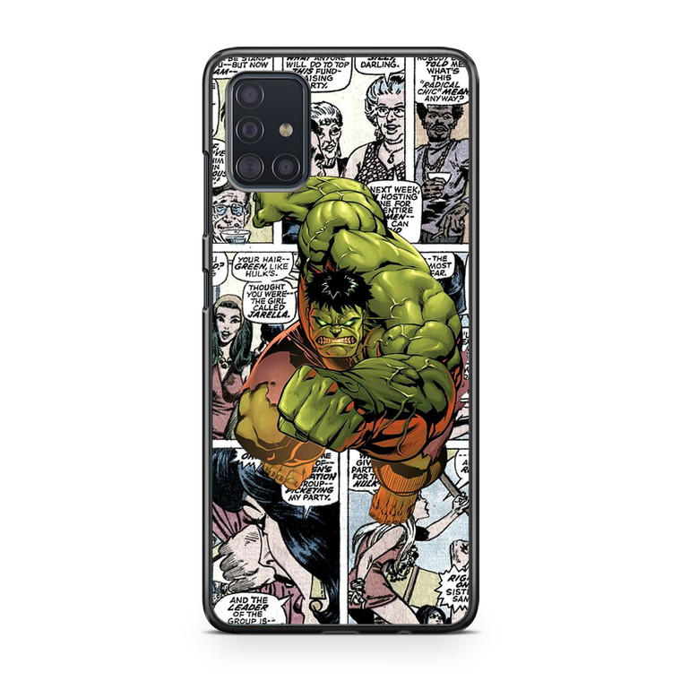 Hulk Comic Samsung Galaxy A51 Case