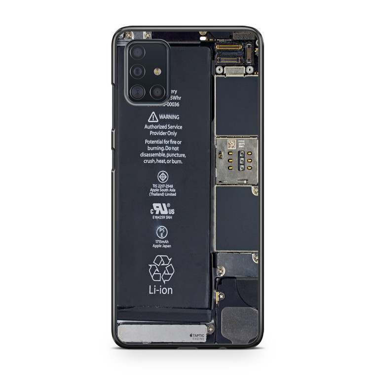 iPhone Fake Internals Engine Samsung Galaxy A51 Case