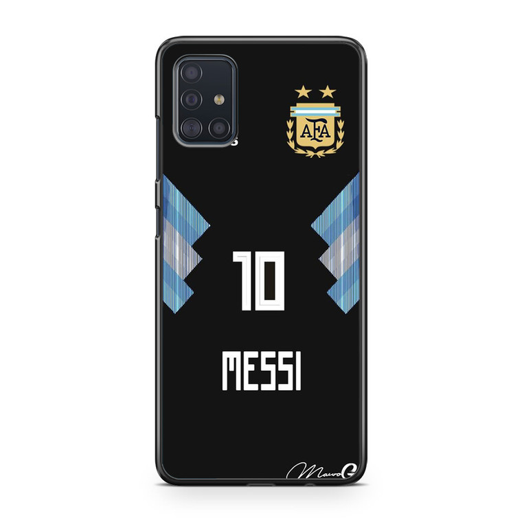 Lionel Messi Argentina Jersey Samsung Galaxy A51 Case
