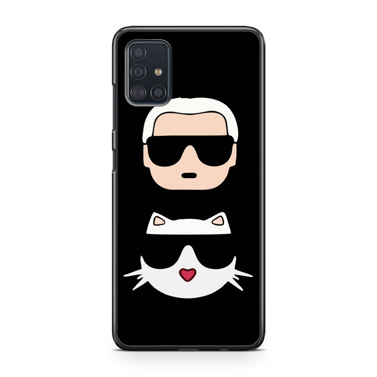 Karl Lagerfeld Cat Samsung Galaxy A51 Case