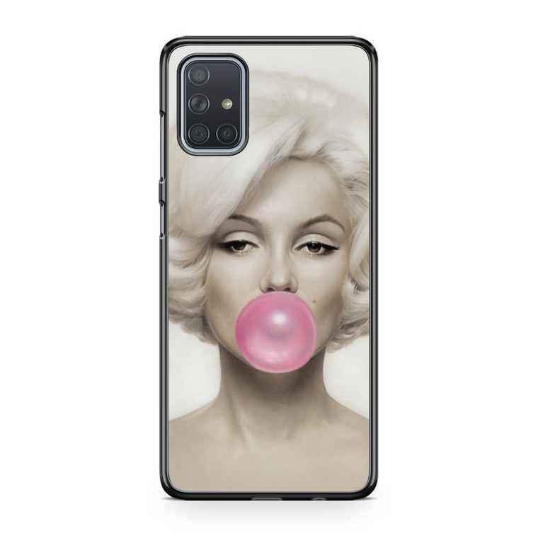 Marylin Monroe Bubblegum Samsung Galaxy A71 Case