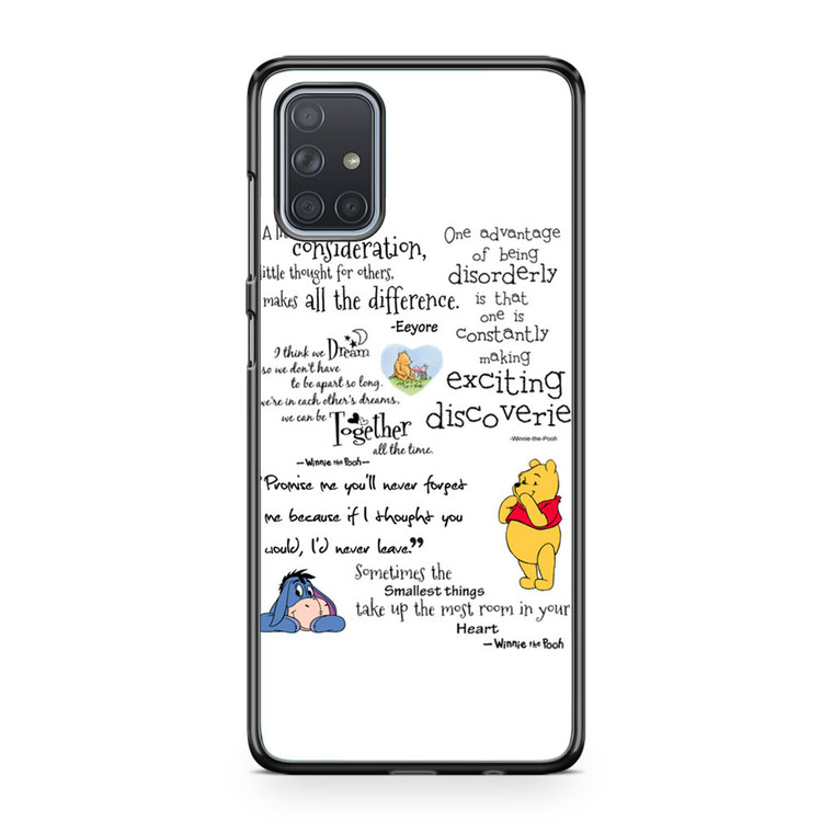 Winnie The Pooh Samsung Galaxy A71 Case